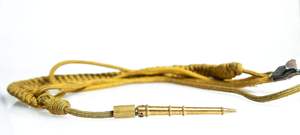 Nouveauté en gros : Cordons d'aiguillette pour uniformes de cérémonie, fils métalliques et fils de soie, avec options de logo personnalisé et service OEM - Product Image 2