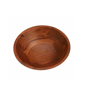 ชามเสิร์ฟไม้ธรรมชาติ รักษ์โลก สไตล์อเมริกัน ทำด้วยมือ พร้อมปรับแต่งสีและโลโก้ได้ - Product Image 6