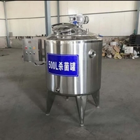 Équipement de pasteurisation automatique des aliments, stérilisateur de lait, de jus et de boissons HTST, haute efficacité, 1000L/H