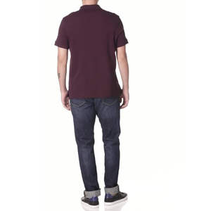 Polos personalizados de alta calidad para hombre, ropa informal transpirable de piqué suave de verano de talla grande con tela de Jersey con logotipo bordado - Product Image 4