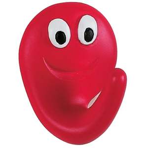 2 crochets en polyrésine Spirella « Smile » de couleur rouge 5 cm - Product Image 2