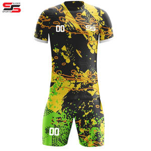 Nueva llegada mejor sublimación ropa deportiva 100% personalizar mejor diseño su propio conjunto de uniforme de fútbol camiseta de fútbol uniforme de fútbol - Product Image 4