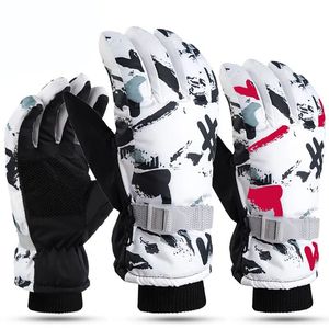 Winter Waterproof Insulated Leather Breathable Gloves Windproof Touchscreen Compatible <b>Ski</b> Snowboarding - Product Image 3