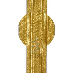 Ribete de Encaje Metálico Dorado, Galón Tressee, Encaje Francés de Lujo, Tejido Jacquard Ecológico, Telas Estrechas - Product Image 2