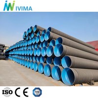 Système d'extrusion de tuyaux ondulés à double paroi en HDPE avec moteur Siemens de haute précision pour tube de drainage terrestre, assistance en ligne