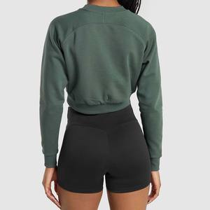 Sudadera de Mujer, Lisa, Informal, de Poliéster y Algodón, Antiencogimiento, 300g, Forrada, con Bordado, Invierno, Logotipo Personalizado en la Parte Delantera, Alta Calidad - Product Image 2
