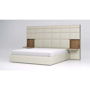 Cama Minimalista de Lujo de Alta Calidad de Courchevel, Muebles para el Hogar Tapizados y Suaves, Versátiles para Dormitorio o Apartamento - Product Image 4