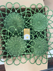 Handmade Rattan <b>Plate</b> for Dining Table Decor and Serving Use with OEM Service and Export Supply - Product Image 2