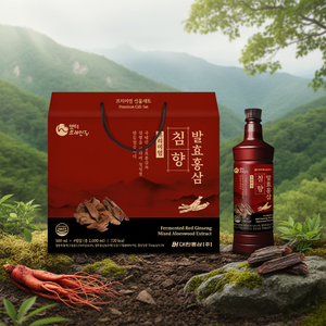 Ginseng Rouge Coréen Millénaire Longue Vie Fermenté Extrait d'Agarwood Premium 500ml 4 Bouteilles Culture Artificielle - Product Image 3