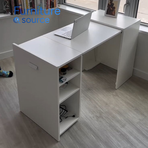 Hiện Đại Đa Chức Năng Nhỏ Gọn Tiết Kiệm Không Gian Thiết Kế Có Thể Gập Lại Bàn Ẩn Lưu Trữ Cho Sinh Viên Sử Dụng Ký Túc Xá Đồ Nội Thất Nhà - Product Image 3