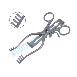 Tijeras quirúrgicas Henley 6 1/2 3 cuchillas centrales Retractores de autorretención manuales de acero inoxidable Certificado ISO CE - Product Image 5