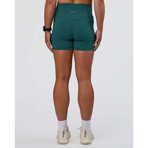 Fusion High-Rise 4 Short Pockets - Respirant et Transformateur, Teal - Product Image 4
