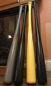 Bate de Béisbol de Madera de Alta Calidad Personalizado, Ligero, con Logotipo Personalizado Impreso y Empuñadura de Goma - Product Image 2