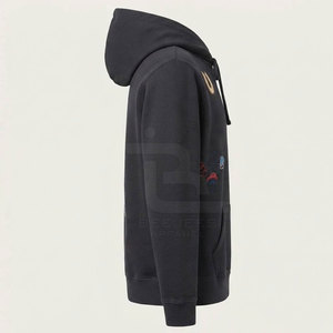 Sudadera con Capucha Clásica Bordada para Hombre, Diseño Personalizado, Informal, Cómoda, Ropa de Moda Urbana, Venta al Por Mayor - Product Image 3