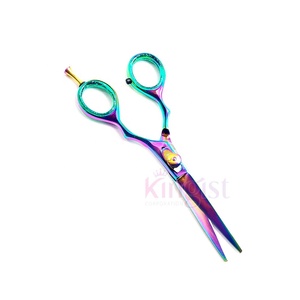 ชุดกรรไกรตัดผมสแตนเลสแบบปลายแหลมอุปกรณ์ตกแต่งผมขายส่ง - Product Image 3