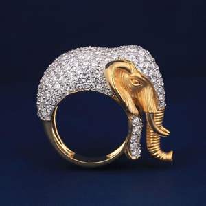 Round Cut Diamond Hip hop <b>Ring</b> <b>for</b> <b>Men</b> Hip hop Jewelry Unique Style Heavy Design - Product Image 3