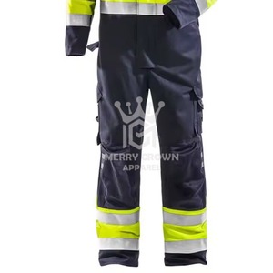 Overoles de Seguridad de Trabajo de Algodón de Alta Visibilidad, Impermeables, con Opciones Personalizadas, Suministro de Fábrica OEM - Product Image 6