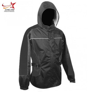 Duradero y cómodo traje de lluvia de nailon para motocicleta, chaqueta y pantalones impermeables transpirables con características de seguridad para días lluviosos - Product Image 3