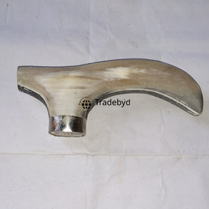 Poignée décorative vintage de bâton de marche de corne pour l'usage de voyage approvisionnement d'artisanat fait main de qualité supérieure par Tradebyd - Product Image 5