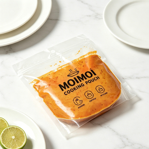 Custom Logo <b>Transparent</b> Moi Moi Cooking <b>Bag</b> Non-toxic Fast Cooking Takeaway Packaging - Product Image 2