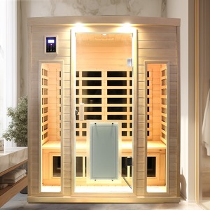 ห้องซาวน่าอินฟราเรด EMF ต่ำ สำหรับ 3 คน ใช้ในบ้าน บำบัดดีท็อกซ์ 2130 วัตต์ - Product Image 2