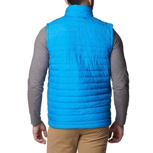 Gilet en toile d'extérieur pour homme personnalisé, simple, décontracté, uni, pour l'hiver, veste matelassée chaude - Product Image 2