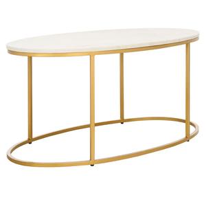Mesa Auxiliar Moderna de Lujo con Espejo Dorado, Mesa de Centro para Dormitorio con Diseño Simple y Elegante, Muebles para el Hogar, Decorativos - Product Image 1