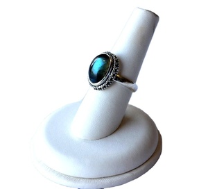 Vente chaude Classique Canal Technologie 925 Argent Femmes Anneaux Personnalisé Partie Labradorite Lunette Réglage De La Mode Bijoux Cadeau - Product Image 3