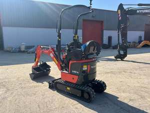 Mini-excavatrice de haute qualité, couleur noire, avec chenilles et bras hydraulique, pour travaux de construction - Product Image 4