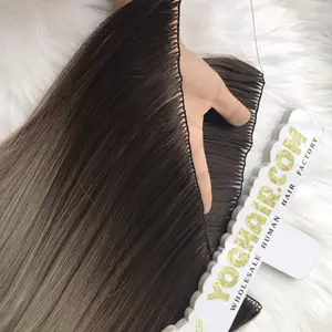 Feathering Weft Hair Fast Shipping Full Colors Long Hair Vietnamese Raw Hair Customize Package Vietnamese Supplier