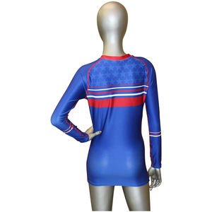 Nouveau Rash Guard Hommes Sublimation Imprimé Spandex Gym Surf Plongée Compression Chemises En Gros avec 100 Bonne Qualité et Design - Product Image 6
