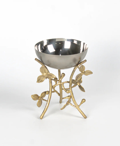 Tazón de Metal de madera de aspecto Natural, tazón de alta calidad, elegante para dátiles, nueces, frutas, tazón para servir, Decoración de mesa, uso - Product Image 4