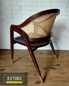 Silla de ratán con respaldo Curvo - Product Image 3