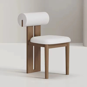 เก้าอี้รับประทานอาหารด้านหลังเบาะแบบกำหนดเองกรอบไม้แข็งหุ้มเบาะสำหรับบ้านสำนักงานคลังสินค้าร้านอาหารโรงแรมการออกแบบที่ทันสมัย - Product Image 6