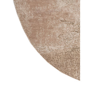 Uvenuti Solid Color Beige & <b>Brown</b> Hand Knotted <b>Wool</b> & Bamboo Silk Rug for Home-LRB-1810 - Product Image 4