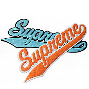 แผ่นผ้ากำมะหยี่ปักลาย3D สไตล์ใหม่แผ่นผ้าเดนิม PVC พร้อมลูกปัดสำหรับเสื้อผ้า - Product Image 3