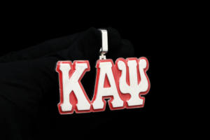 Pendentif personnalisé en acier inoxydable plaqué argent, style hip-hop urbain, avec diamants glacés, pour homme/unisexe, collection Ice Legacy, poli à la main - Product Image 2