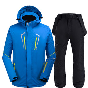 Venta al por mayor impermeable invierno frío a prueba de viento hombres de talla grande de alta calidad Venta caliente cálido grueso chaqueta de esquí pantalones de esquí traje de esquí - Product Image 6