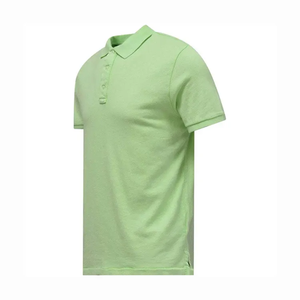 Camisa Polo de Algodón de Alta Calidad, Poliéster, Diseño Sólido, Camisa Bordada para Hombre - Product Image 3