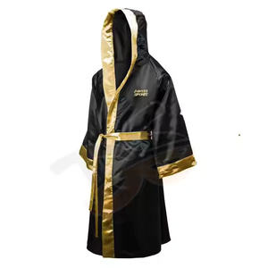 2025 logotipo personalizado y patrón de impresión bata de boxeo de satén para adultos productos de boxeo para adultos de alta calidad - Product Image 6