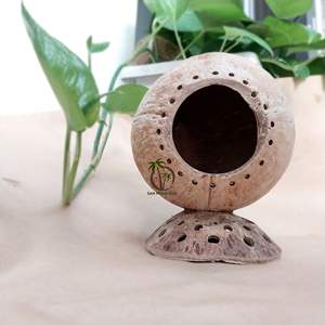 DÉCORATION DE LUXE LAMPE À COQUILLE DE NOIX DE COCO DESIGN PERSONNALISÉ LAMPE SUSPENDUE FOURNISSEUR À COQUILLE DE NOIX DE COCO AU VIETNAM - Product Image 1