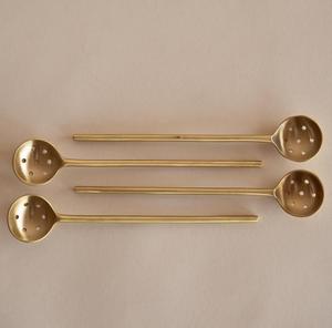 Nouvelles Cuillères à Salade en Métal au Design Unique, Ustensiles de Cuisine de Luxe, Vaisselle de Table, Ensemble de 2 Cuillères de Service - Product Image 5