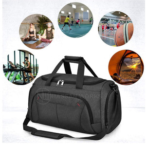 Sac de voyage léger personnalisé en gros avec fermeture à glissière, capacité de 20 à 36 L, unisexe, voyage, gym, polyester, personnalisable - Product Image 6