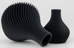 Jarrón impreso en 3D, florero moderno minimalista Escandinavo de Bulba | Decoración para sala de estar y Mesa - Product Image 3