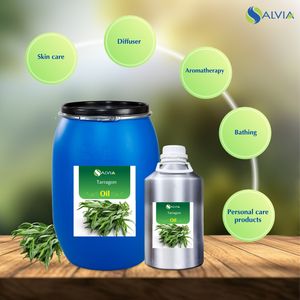 Aceite Esencial de Salvia Tarragona 100% Puro y Natural al por Mayor, envasado personalizado OEM/ODM, uso industrial y para el cuidado de la piel, precio bajo - Product Image 3