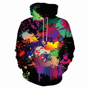 Wholesale Unisex Polyester Cotton <b>Fleece</b> Pullover Hoodies Custom Logo Embroidered <b>Black</b> Sweatshirts Winter Blank <b>Men</b> Hoodie - Product Image 4