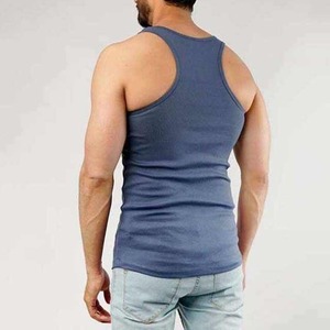 Camisetas sin mangas con logotipo personalizado para hombres y mujeres Chaleco de gimnasio de algodón transpirable | Camiseta de entrenamiento de verano | Suministro a granel de OEM/ODM - Product Image 4