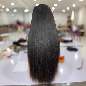 วิกผมลูกไม้แท้คุณภาพสูงผมสองชั้นทรงตรง yaki - Product Image 2