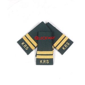 Épaulettes de cérémonie personnalisées en or et noir, en matériaux de haute qualité, avec sangle personnalisable et design de logo sur mesure – Vente rapide - Product Image 3