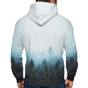 Heavyweight <b>Oversize</b> Fleece Streetwear <b>Long</b> Sleeve Blank <b>Hoodie</b> Pullover Plus Size Men's <b>Oversize</b> <b>Hoodie</b> - Product Image 2
